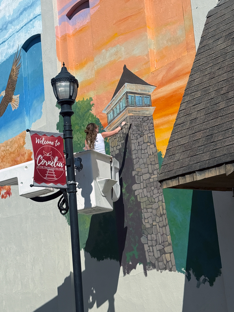 New Mural in Cornelia