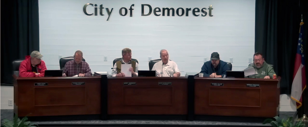 Demorest City Council Set to Consider Water Rates, Charter Amendments, and Zoning Request at December 2 Meeting