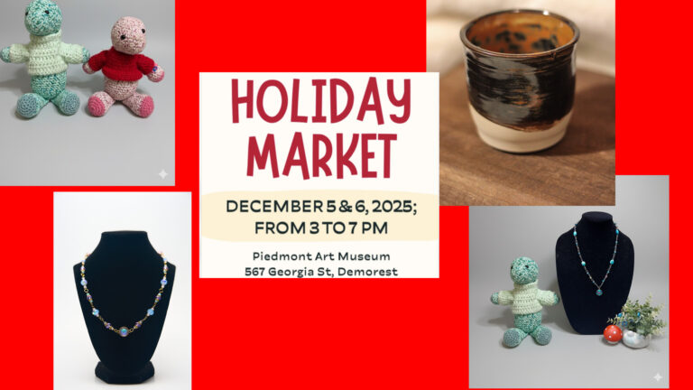 Piedmont Art Museum Launches Its First-Ever Holiday Market This Weekend