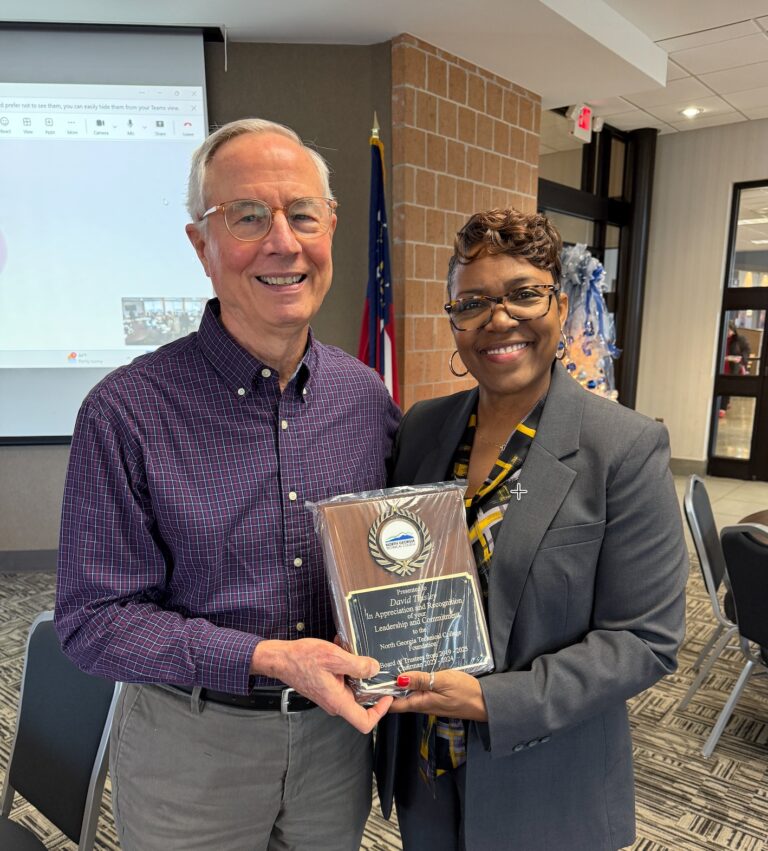 North Georgia Technical College Honors Trustee and Former Foundation Chair David Tinsley for Dedicated Service