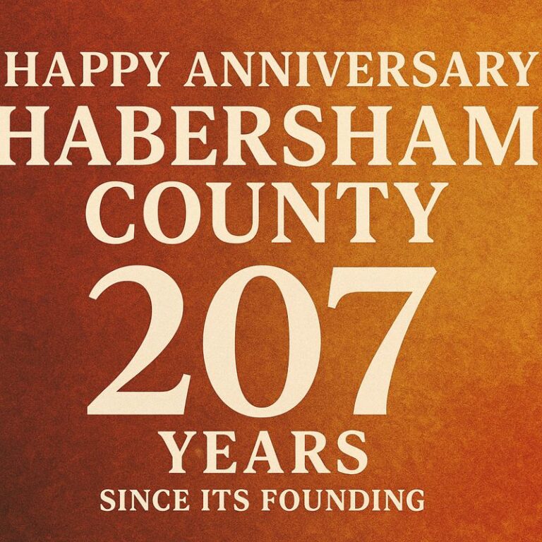Habersham County Marks 207 Years Since Its Founding