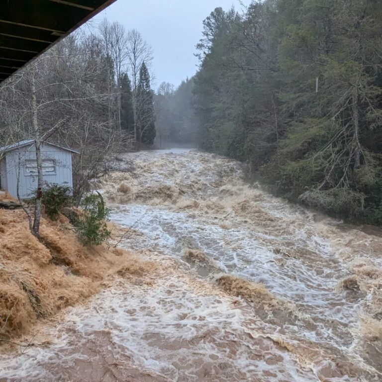 Heavy Rains Swell Creeks at Mark of the Potter