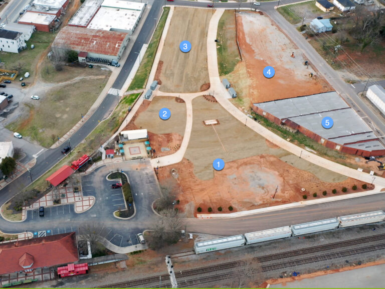 Cornelia Amphitheater Project Moves Forward — Walkways Complete, Landscaping and Infrastructure In Progress