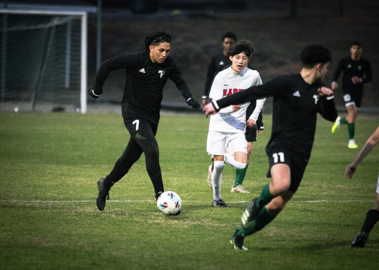 Barragan Scores Twice in JV Win Over Flowery Branch