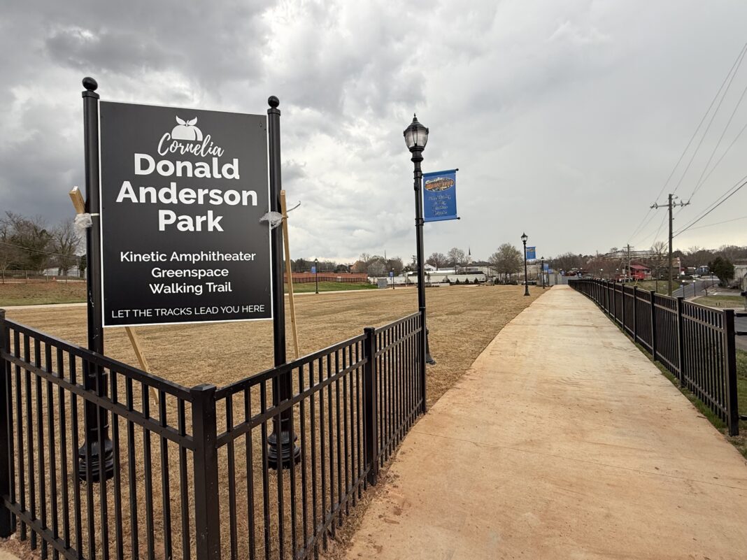 New Sign Marks Progress at Cornelia Amphitheater Project New Sign Marks Progress at Cornelia Amphitheater Project