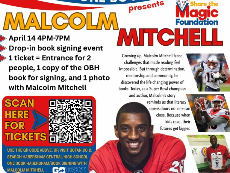 One Book Habersham To Host Malcolm Mitchell For Community Book Signing Event