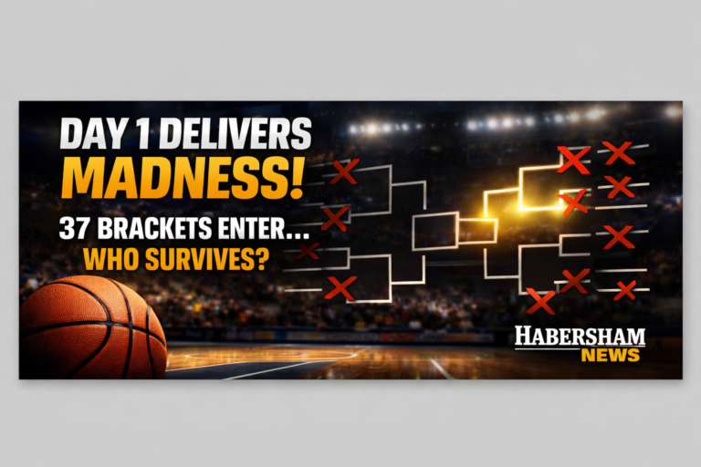 Day 1 Thrills Shake Up Habersham News March Madness Challenge Standings