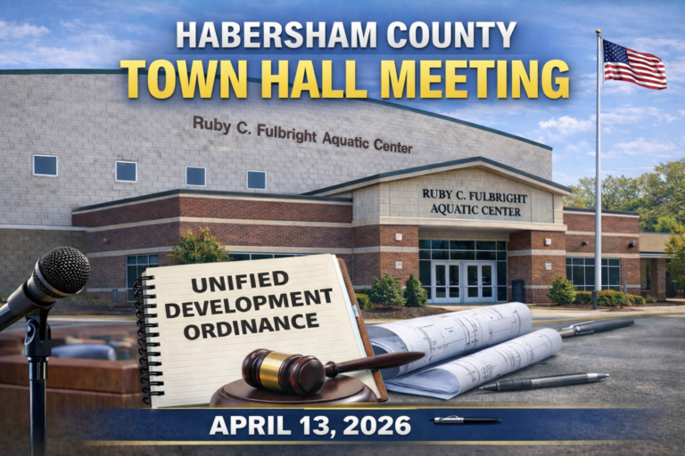 Habersham County to Host Town Hall on Unified Development Ordinance April 13