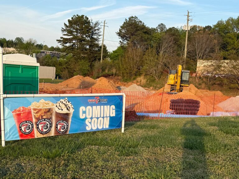 Site Work Underway for 7 Brew Coffee in Cornelia Following Demolition