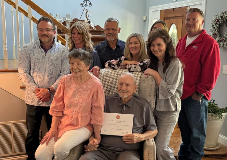 Demorest’s John Popham Recognized for Lifetime of Service With Congressional Honor