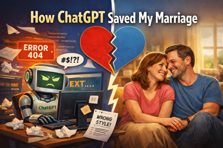 How ChatGPT Saved My Marriage (A Lighthearted Take)