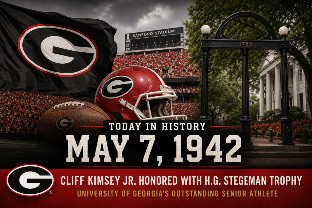 Today in History: Cornelia’s Cliff Kimsey Jr. Honored as UGA’s Outstanding Senior Athlete Today in History: Cornelia’s Cliff Kimsey Jr. Honored as UGA’s Outstanding Senior Athlete