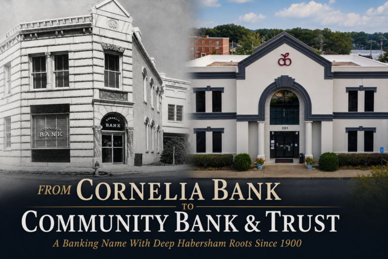 From Cornelia Bank to Community Bank & Trust: A Banking Name With Deep Habersham Roots