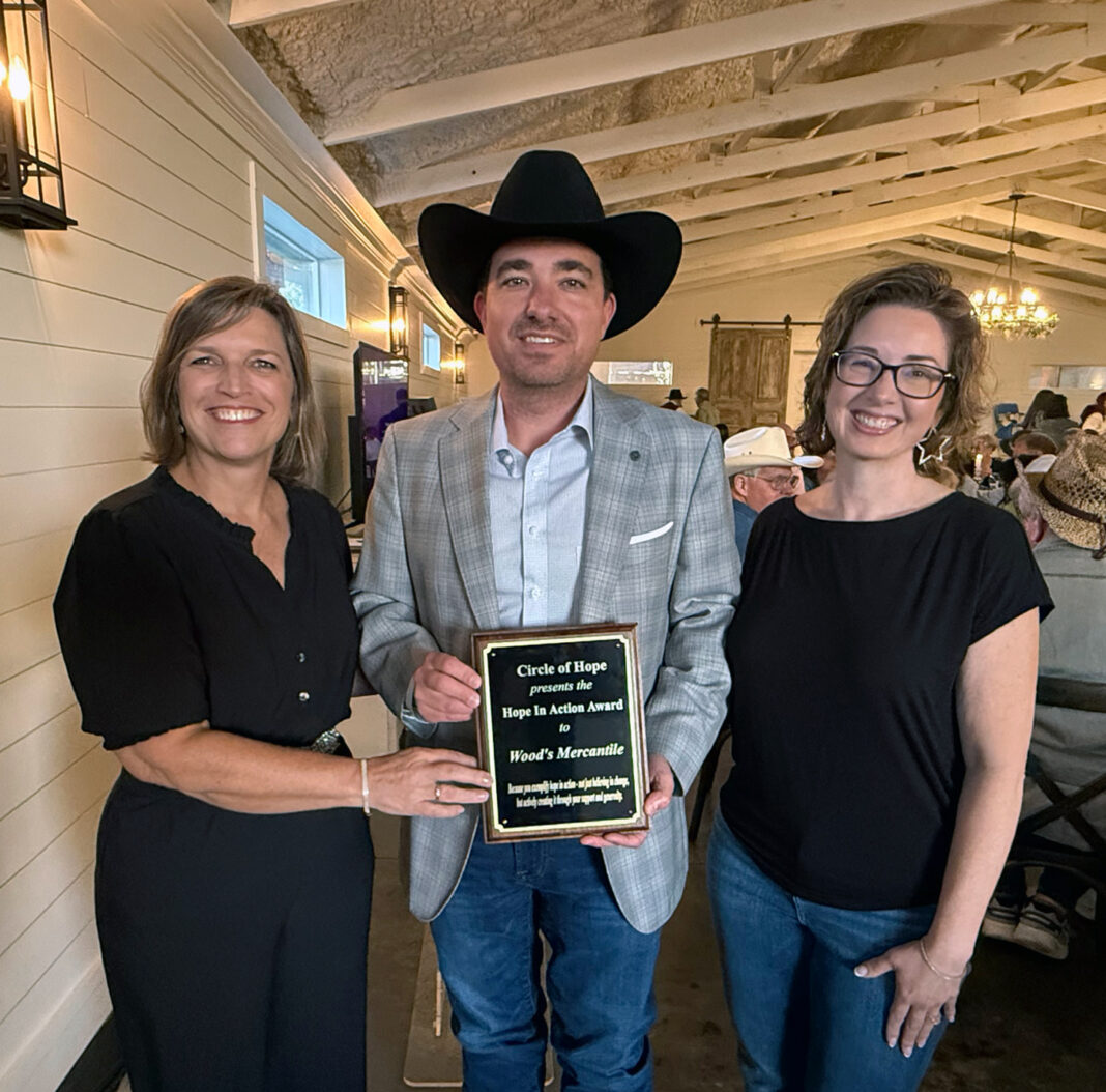 Wood’s Mercantile Owners Honored With Circle of Hope’s “Hope in Action” Award Wood’s Mercantile Owners Honored With Circle of Hope’s “Hope in Action” Award
