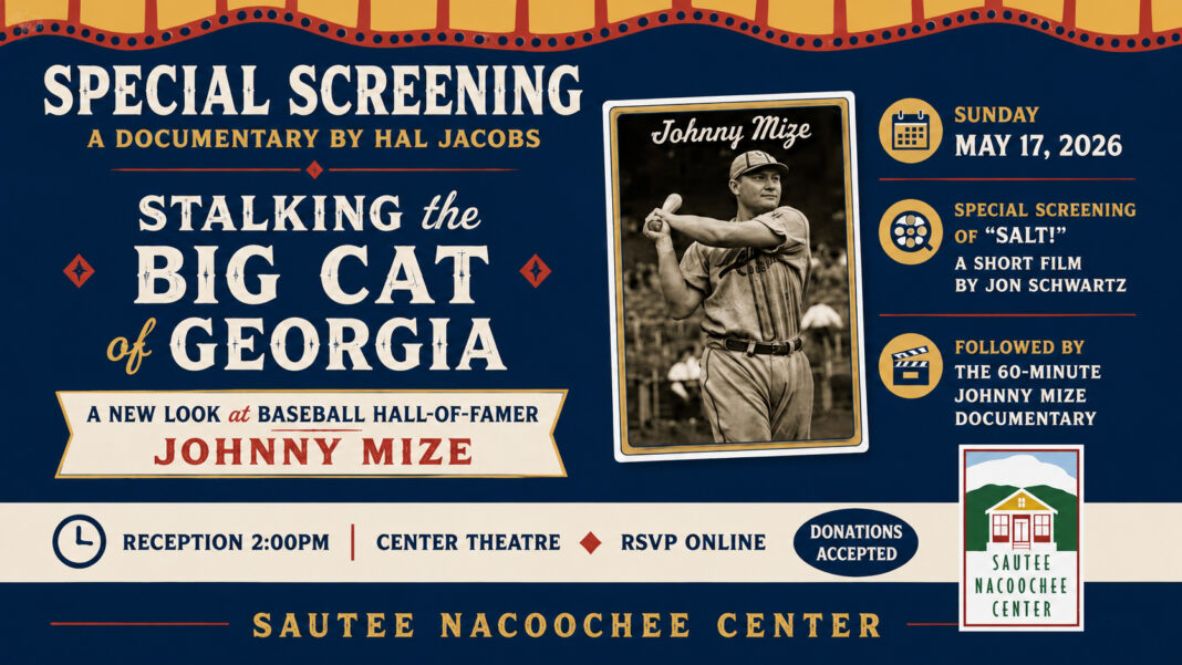 Johnny Mize Documentary to Be Shown Sunday at Sautee Nacoochee Center Johnny Mize Documentary to Be Shown Sunday at Sautee Nacoochee Center