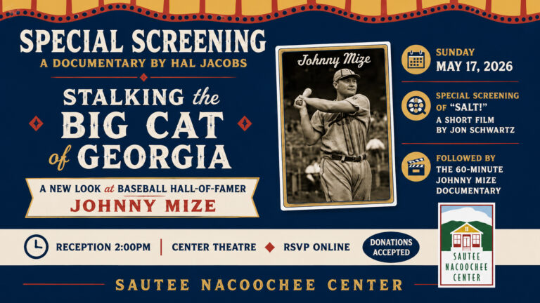 Johnny Mize Documentary to Be Shown Sunday at Sautee Nacoochee Center