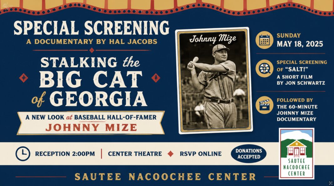 Johnny Mize Documentary to Be Shown Sunday at Sautee Nacoochee Center Johnny Mize Documentary to Be Shown Sunday at Sautee Nacoochee Center