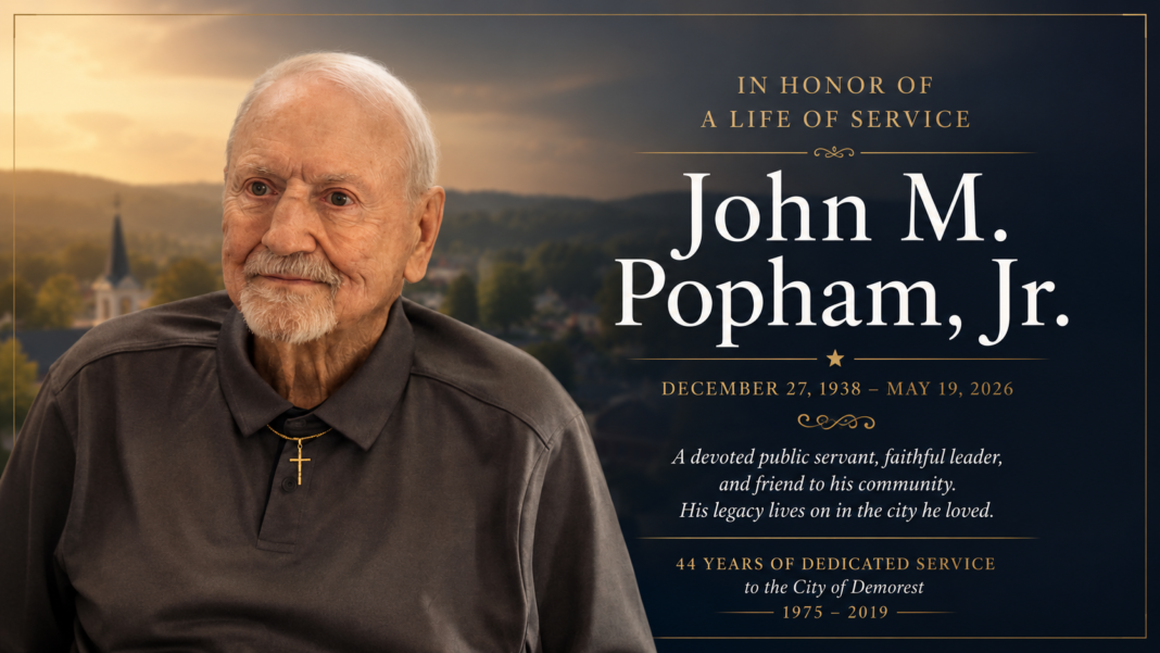 Longtime Demorest Councilman John Popham Dies After Lifetime of Service to Community Longtime Demorest Councilman John Popham Dies After Lifetime of Service to Community