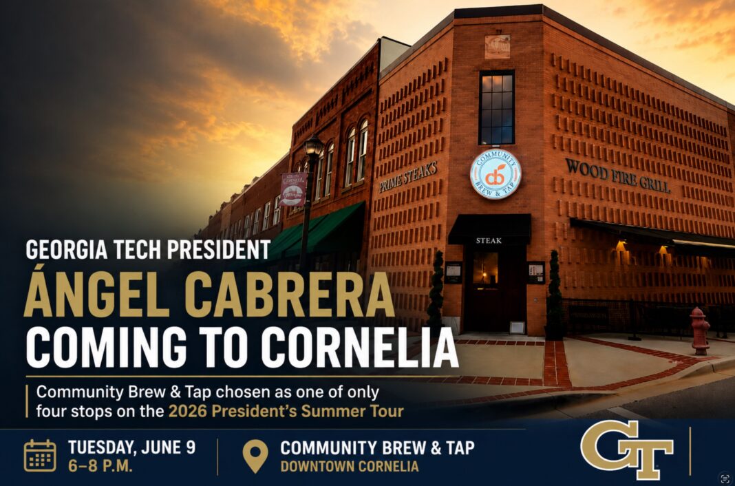 Georgia Tech President Ángel Cabrera Coming to Cornelia Georgia Tech President Ángel Cabrera Coming to Cornelia