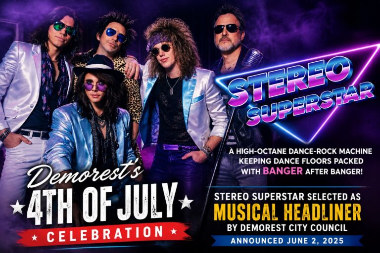 Stereo Superstar Selected as Headliner for Demorest’s Fourth of July Celebration