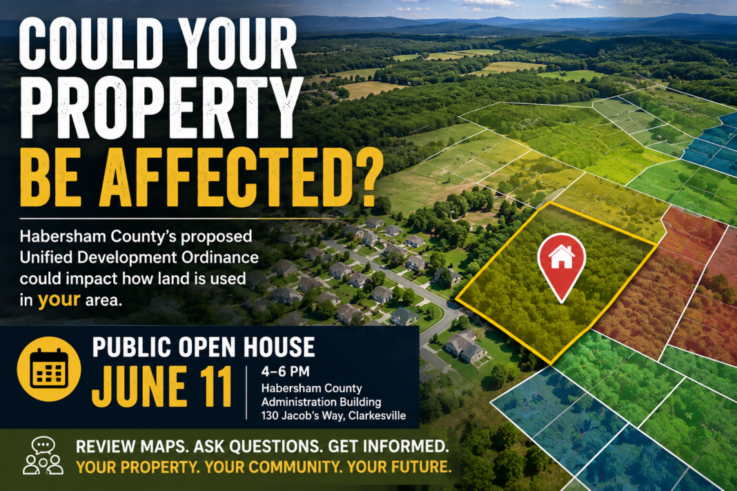 Habersham County to Host Open House on Proposed Unified Development Ordinance Habersham County to Host Open House on Proposed Unified Development Ordinance