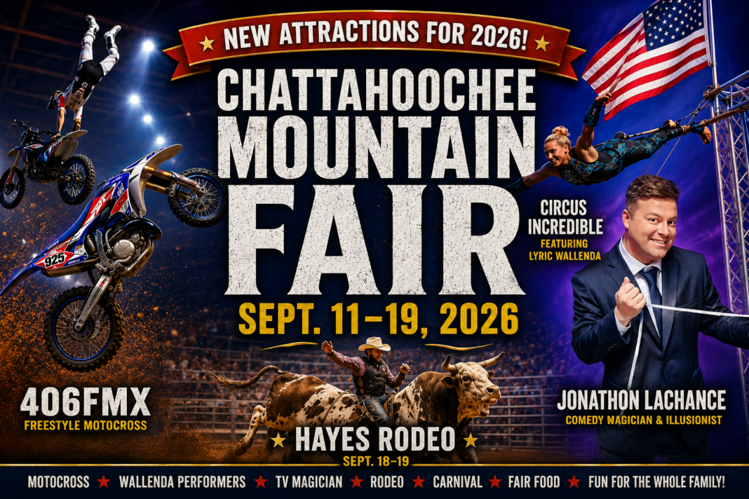 Motocross Thrills, Wallenda Family Performers Headline 2026 Chattahoochee Mountain Fair Motocross Thrills, Wallenda Family Performers Headline 2026 Chattahoochee Mountain Fair