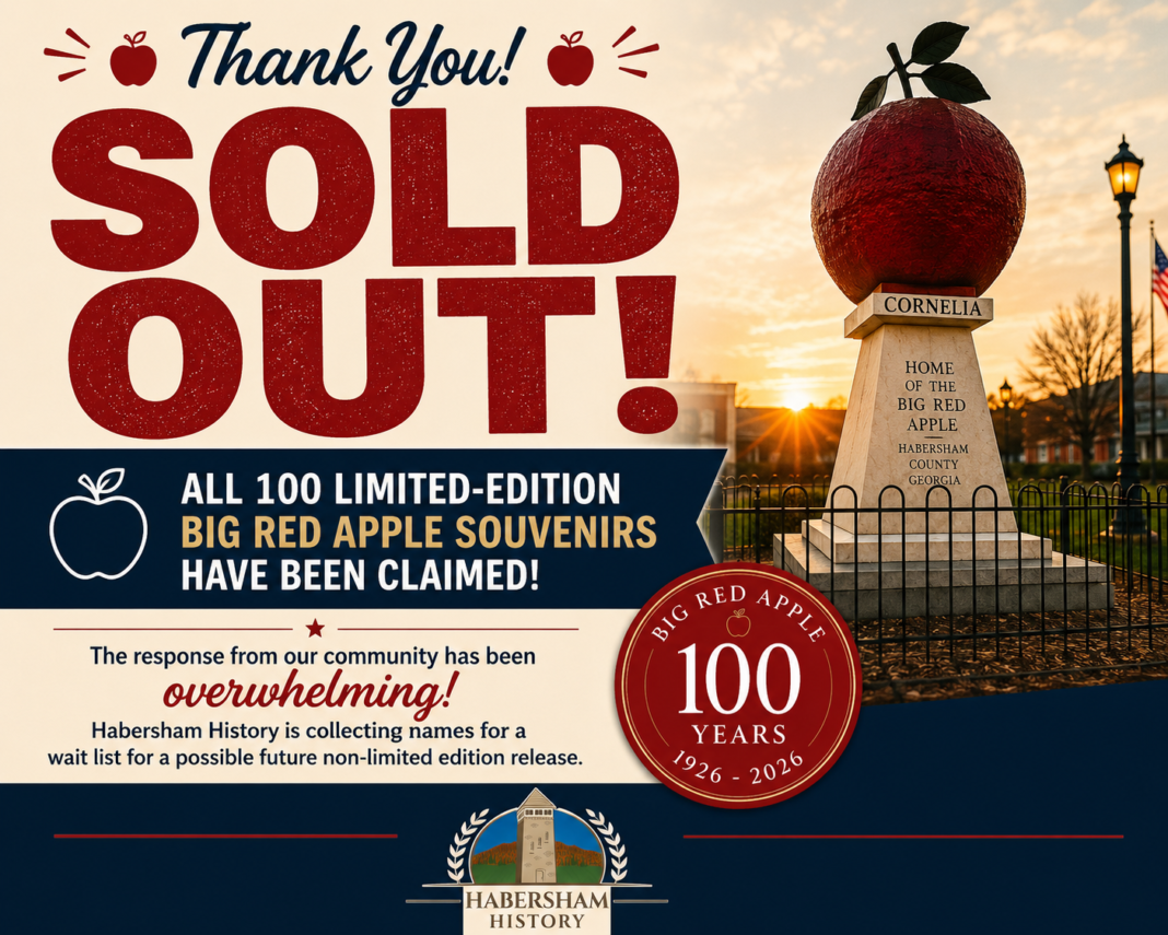 All 100 Big Red Apple Centennial Souvenirs Claimed; Demand Sparks Waiting List All 100 Big Red Apple Centennial Souvenirs Claimed; Demand Sparks Waiting List