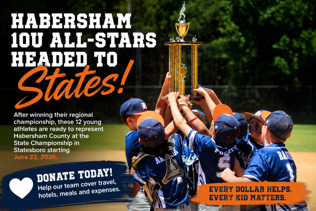 Habersham 10U All-Stars Advance to State Championship, Seek Community Support for Trip to Statesboro Habersham 10U All-Stars Advance to State Championship, Seek Community Support for Trip to Statesboro